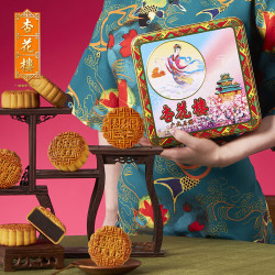 杏花楼 广式月饼 蛋黄莲蓉味 680g 礼盒装