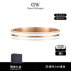 Daniel Wellington 手镯女款ins小众简约轻奢高级拼色手环