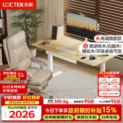 乐歌 E5-N 双电机电动升降桌 1.2m 原木色