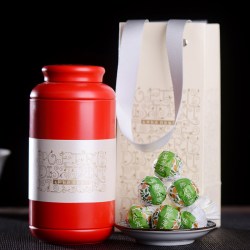方欣圆 陈皮龙珠 6年陈皮8年宫廷熟普洱茶 150g（约20颗）