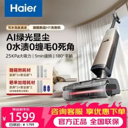 海尔 RHXG-H1 平躺热水洗烘 无线洗地机