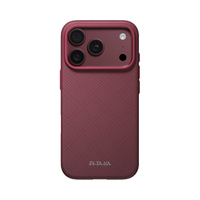 PITAKA 凯夫拉芳纶纤维 磁吸全包 iPhone18Pro手机壳 勃艮第红