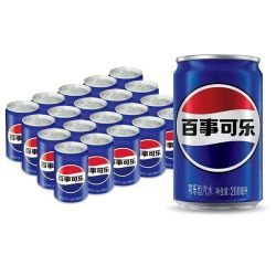 百事 可乐原味迷你罐碳酸饮料200ml*20罐mini整箱装