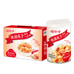 娃哈哈 桂圆莲子八宝粥280g*12罐 五谷营养早餐速食即食代餐