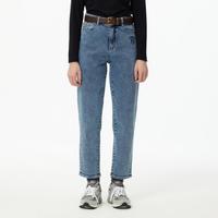 TEENIE WEENIE 女牛仔裤小熊女装牛仔裤春秋季时尚基础款通勤简约舒适休闲裤子