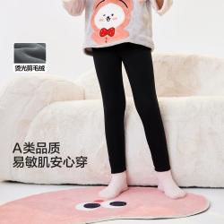 巴拉巴拉 儿童秋裤男女童保暖裤冬季加绒加厚裤子打底长裤校服内穿裤子弹力