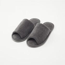 無印良品 MUJI 无印良品 男女通用 汉麻混拖鞋 棉拖鞋 男鞋女鞋室内