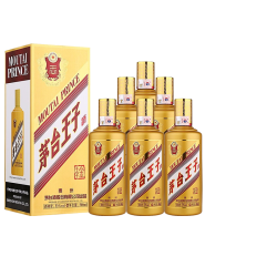 茅台 金王子 53%vol 酱香型白酒 500ml*6瓶 整箱装