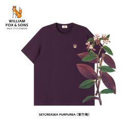 William fox&sons 英国小狐狸26夏季多巴胺经典刺绣索罗娜凉感抗菌宽松舒适短袖T恤