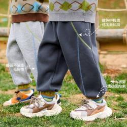 嘟嘟家 撞色裤脚 儿童运动裤