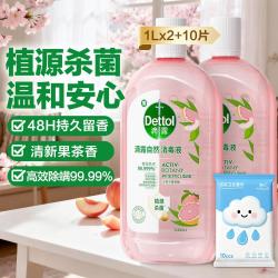 滴露 消毒液 1.8L*2瓶 松木香