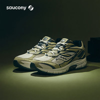 saucony 千禧复古老爹鞋男女同款凝聚 2K PRM通勤慢跑休闲透气减震运动鞋 白绿