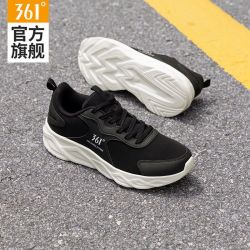 361° 女鞋运动鞋女秋季新款革面保暖跑步鞋女软底轻便跑鞋防水防滑