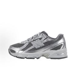 new balance NB 740 舒适百搭防滑耐磨低帮儿童休闲鞋银色GR740MG