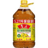 百亿补贴：鲁花 低芥酸特香菜籽油5.27L非转基因家庭装食用油正品