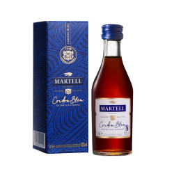 马爹利 蓝带XO级 干邑白兰地 洋酒  法国进口 蓝带 50ml