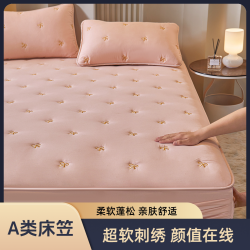 夹棉加厚床笠家用床垫保护罩防滑床床垫套