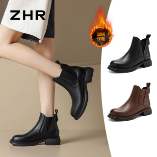 ZHR则则切尔西靴时尚百搭女靴EH18（单里款）/EH18A（加绒款）