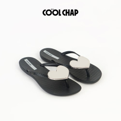COOLCHAP 夏季爆款网红鎏心系列爱心人字拖