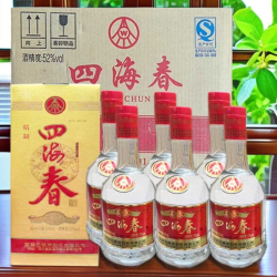 四海春 -精制 浓香型白酒送礼宴请招待酒礼盒装52度500毫升1瓶