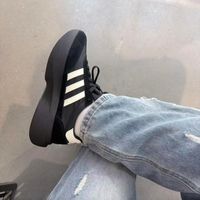 百亿补贴：adidas originals SL 72 Pro男款低帮黑色休闲鞋KK3073