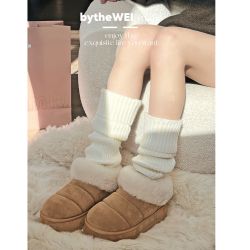 bytheWEI咯咯同款网红厚底雪地靴2015-03