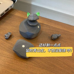 创意磁吸摆件小石矶3D打印新款