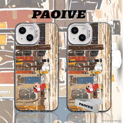 小新小白适用于创意小众苹果16华为一加oppo小米手机防摔壳Paoive