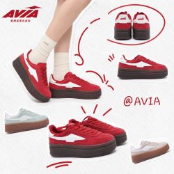 Avia 复古厚底德训鞋经典百搭板鞋新款男女情侣运动鞋子