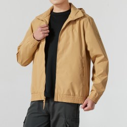 Timberland 外套男装简约户外运动服休闲训练连帽宽松夹克上衣