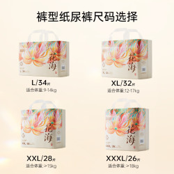 碧芭宝贝 花海 成长裤XXXL-26片