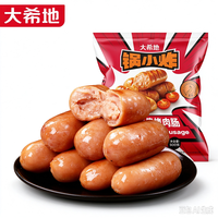 大希地 脆皮烤肠黑椒味 500g （12任选5件）
