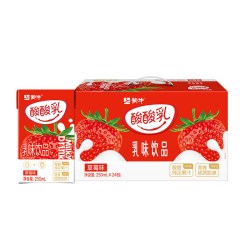 蒙牛 酸酸乳 天天向上 乳味饮品 草莓味 250ml*24盒