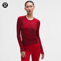 lululemon Swiftly Tech女士运动长袖 T 恤 2.0 Race *新年款 LW3JMXS