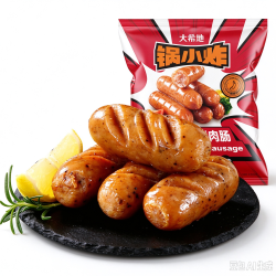 大希地 大希  脆皮烤肠黑椒味500g  （10根）