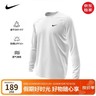 NIKE NESSH587-100 速干透气 白色 2XL 运动T恤