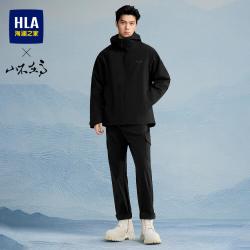 海澜之家 三合一可脱卸内胆夹克 黑色 2XL