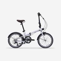 迪卡侬 变速 折叠自行车