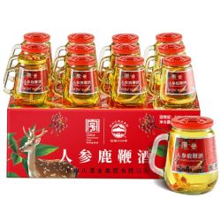 长白山 人参鹿鞭酒 52度 150mL*12瓶