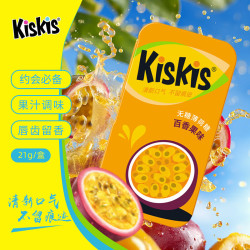 KisKis 无糖薄荷糖 百香果味 21g