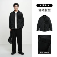 太平鸟 立领提花鹅绒 男士羽绒服