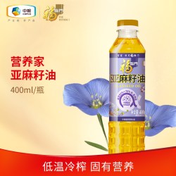 福临门 营养家亚麻籽油400ml*1便携营养健康食用油zb