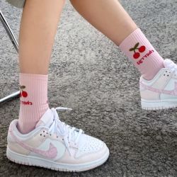 NIKE Dunk低帮休闲运动鞋板鞋女款百搭珍珠粉FD1449-100