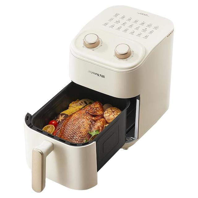 宅家食光：九阳 KL55-V600 空气炸锅 5.5L