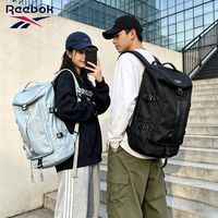 百亿补贴：Reebok 旅行包男士爆款斜挎背包大容量出差多功能行李包手提运动包女