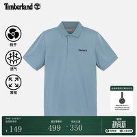 Timberland 官方男装速干POLO衫短袖T恤夏季通勤透气|A6AP3 A6AP3758/城堡色 S