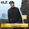 Jack Wolfskin jackWolfskin德国狼爪26秋季新品TAUNUS男款经典抓绒衣夹克外套5032751 黑色/6000（新老logo随机发货） XL