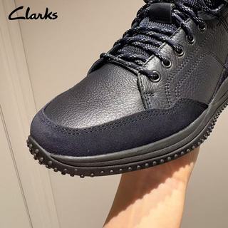 Clarks 其乐 男款商务休闲皮鞋 海军蓝 39.5