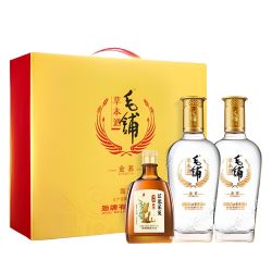毛铺 草本酒 金荞礼盒 42度 500mL* 2瓶 附赠苁蓉茱萸酒40度100mL/瓶