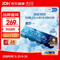 博士伦 奥澈隐形眼镜硅水凝胶高透氧水润舒适日抛30片 650度
